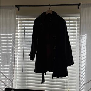 London Fog Classic Black Trench Coat